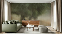 An artistic nature inspired mural for home decor.