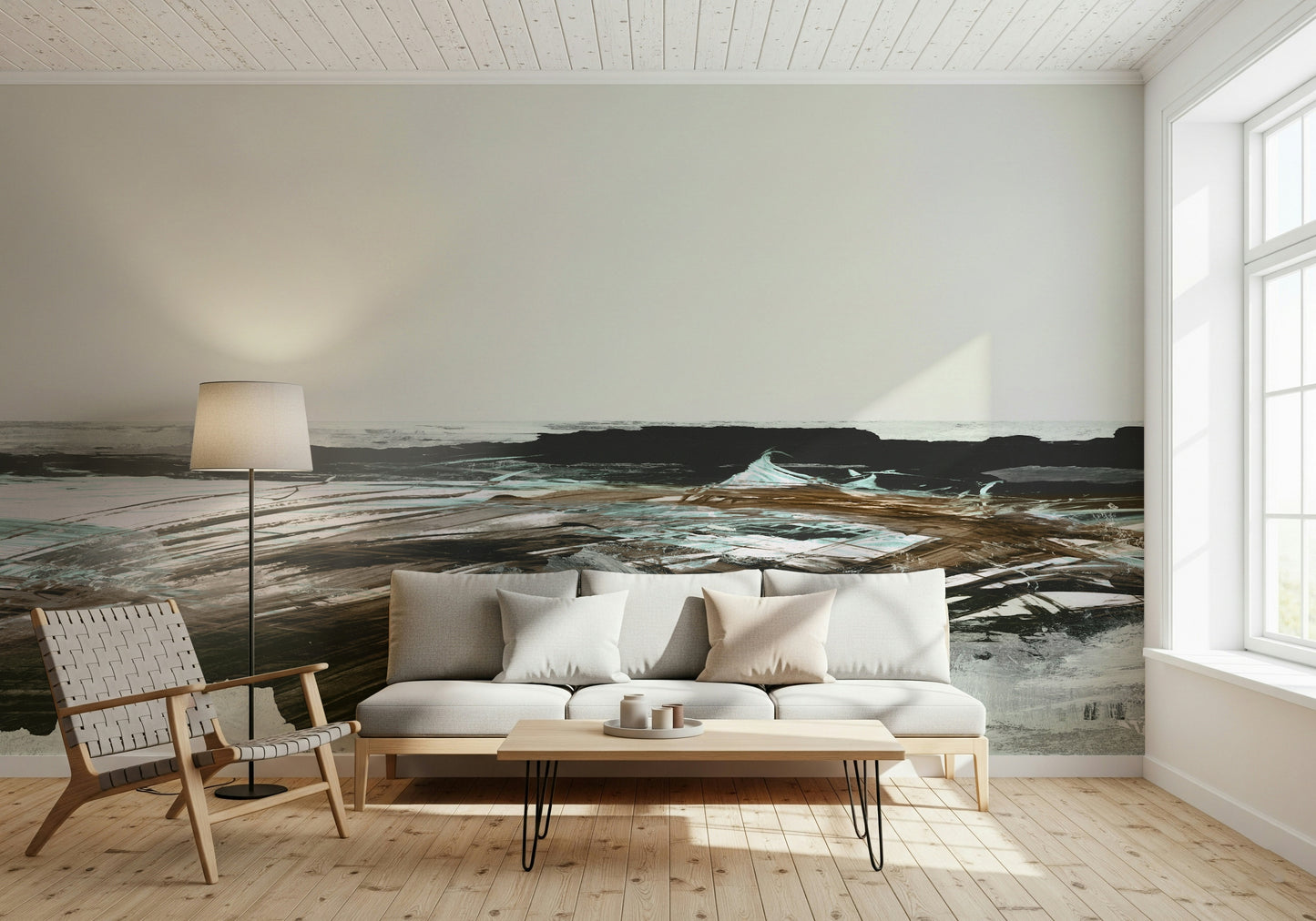 Brushstroke Shore Wall Mural -2861362