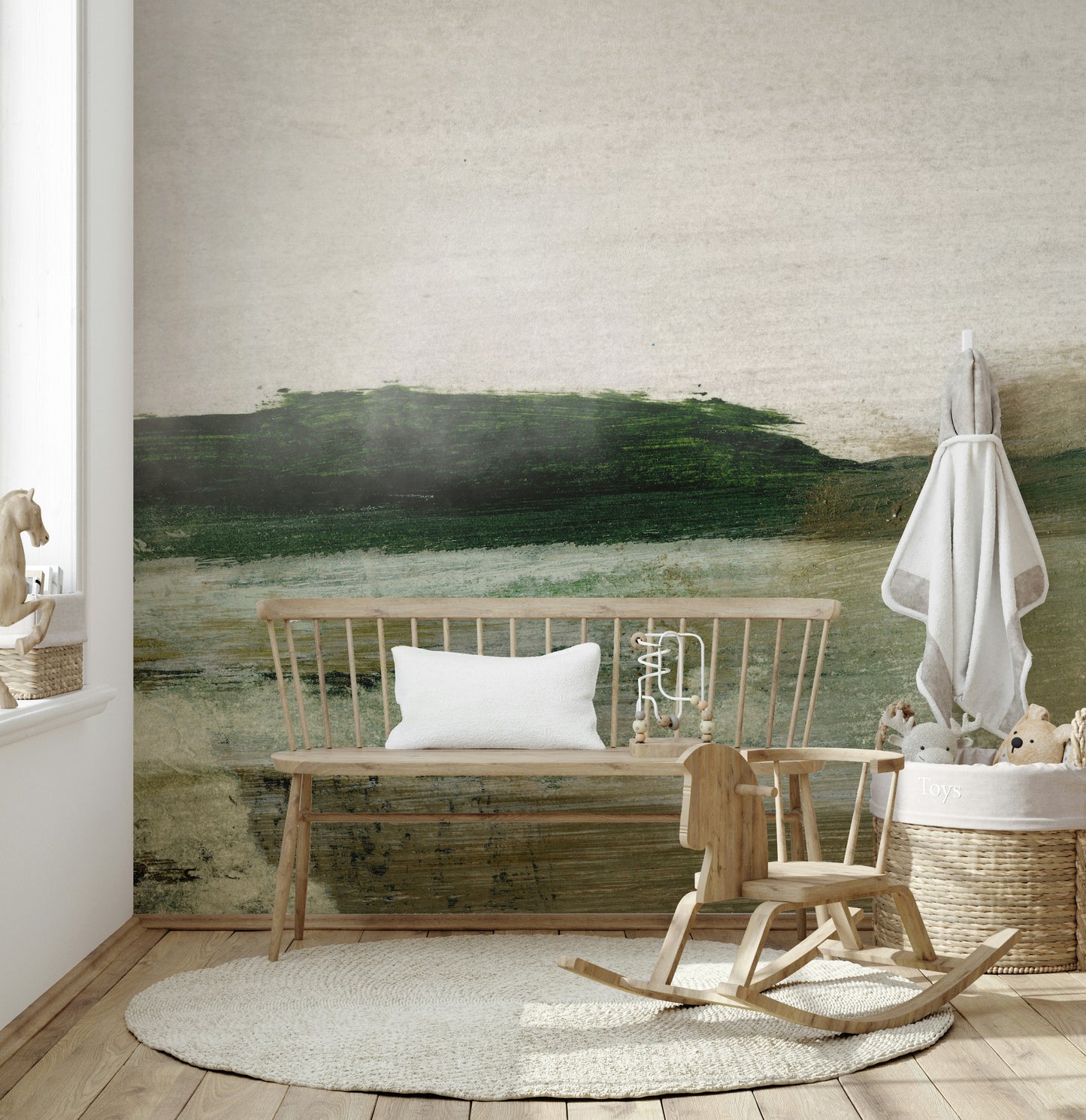 Brushstroke Horizon Wall Mural -2938603