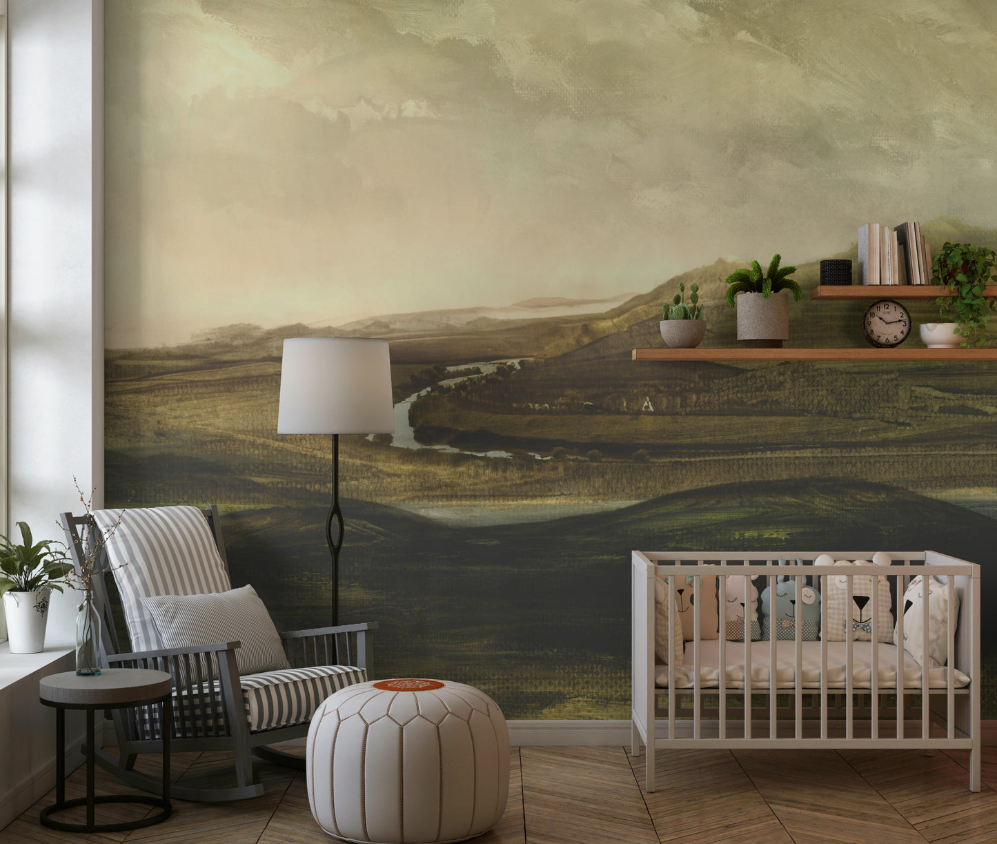 Painted Valley Vista Wall Mural -2925053