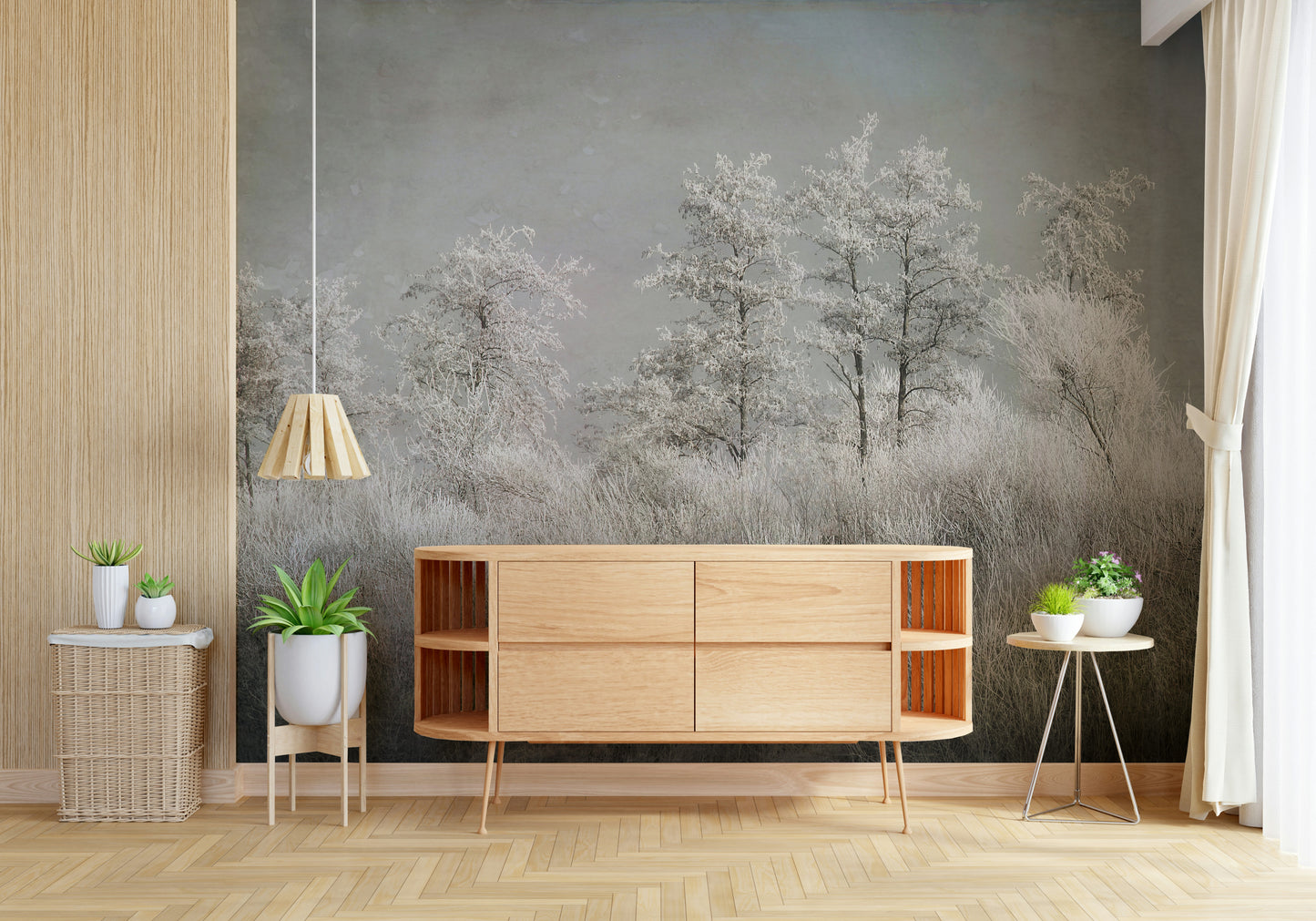 Frosted Stillness Wall Mural -1646833