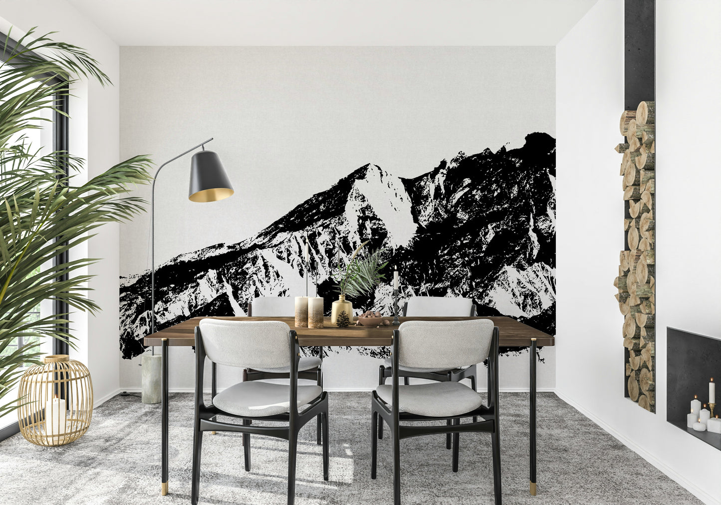 Monochrome Majesty Wall Mural -2594671