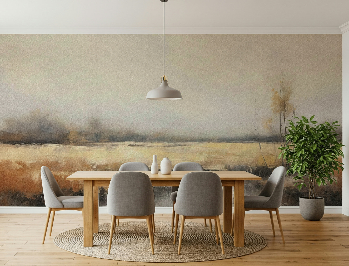 Golden Marsh Serenity Wall Mural -2816794