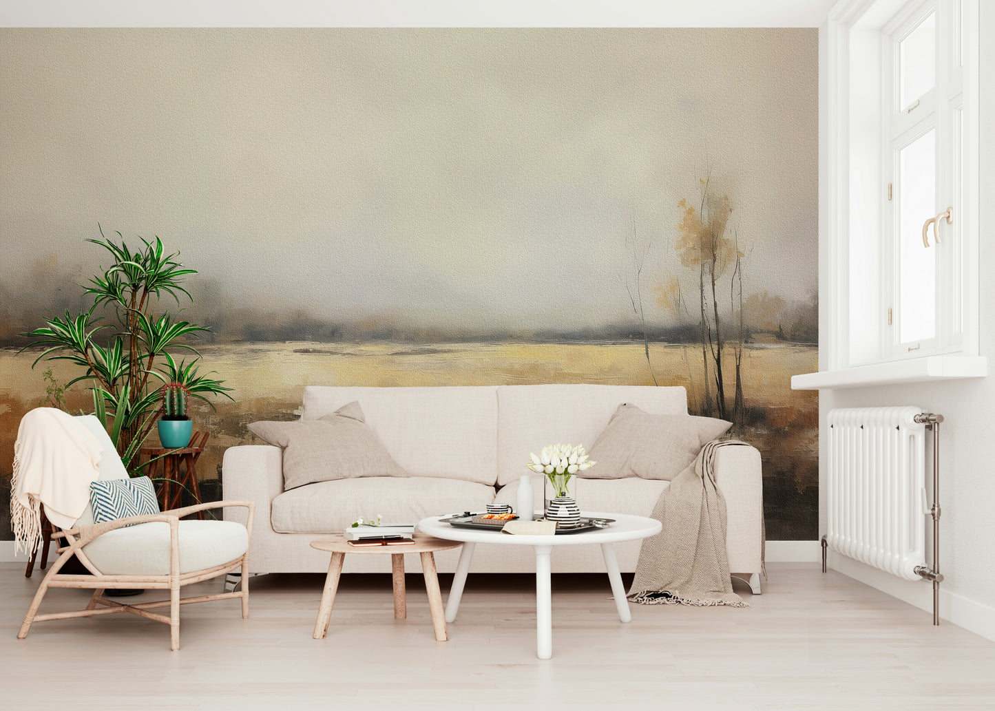 Golden Marsh Serenity Wall Mural -2816794