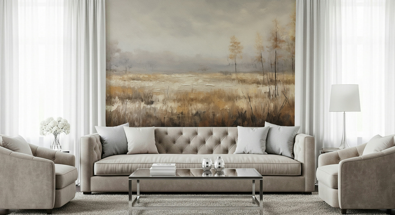 Ethereal Autumnal Meadow Wall Mural -2816792