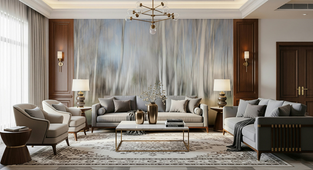 Ethereal Forest Light Wall Mural -2682331