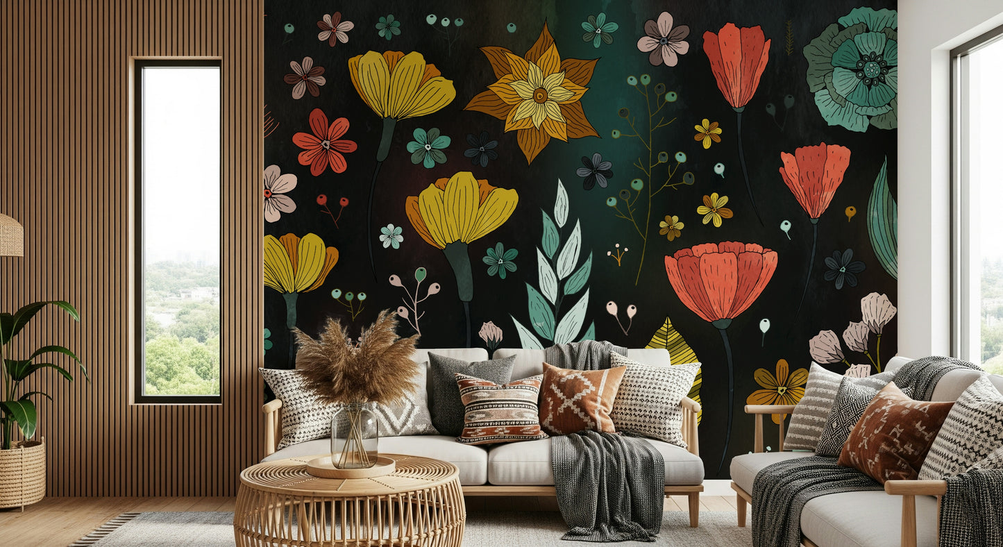 Harmony in Bloom Wall Mural
