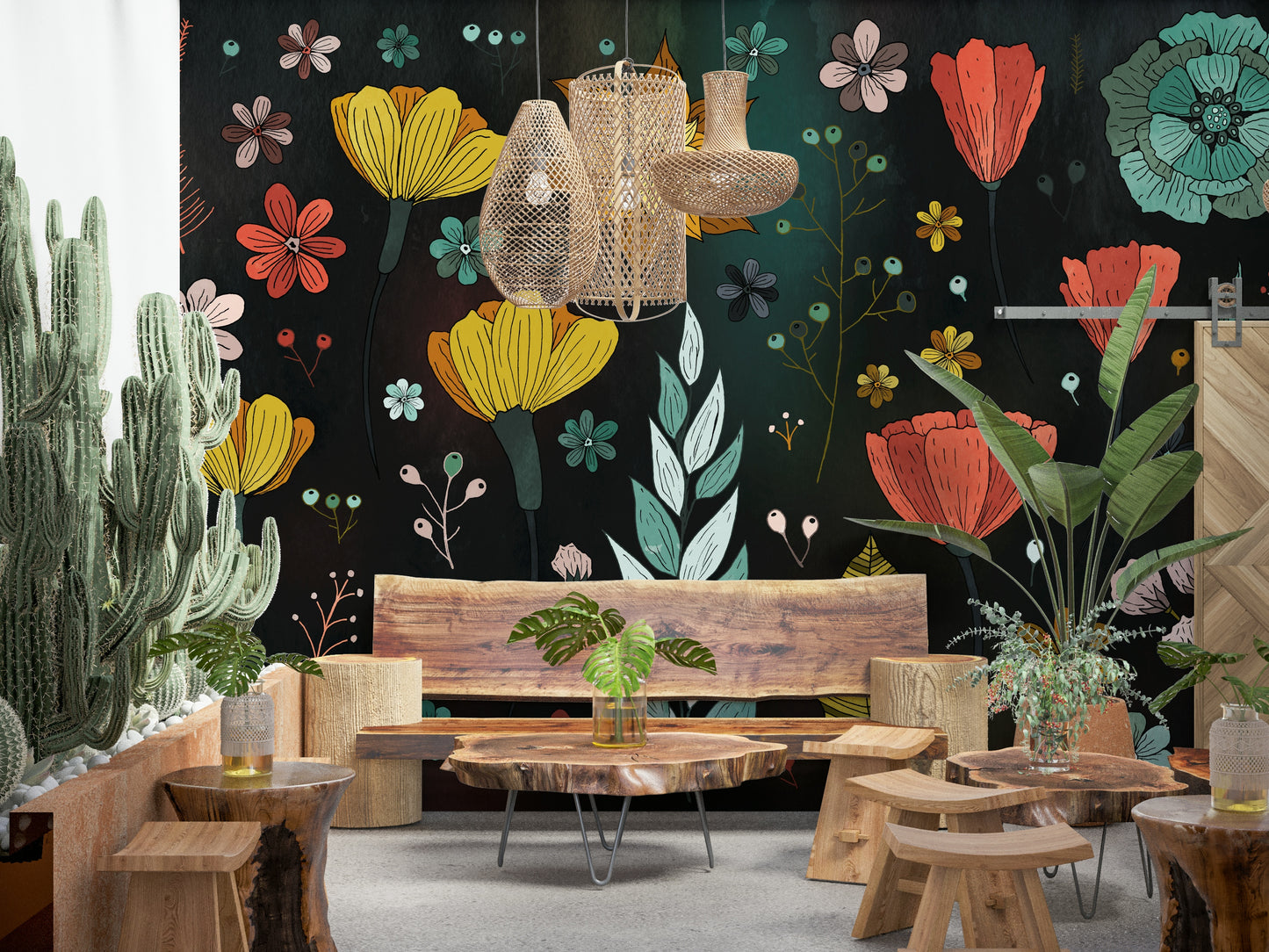 Harmony in Bloom Wall Mural