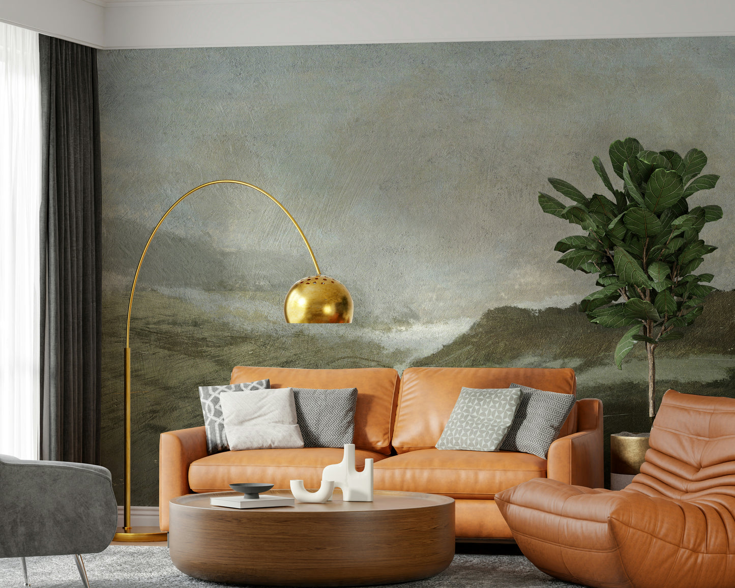 Misty Vale Wall Mural -2936855