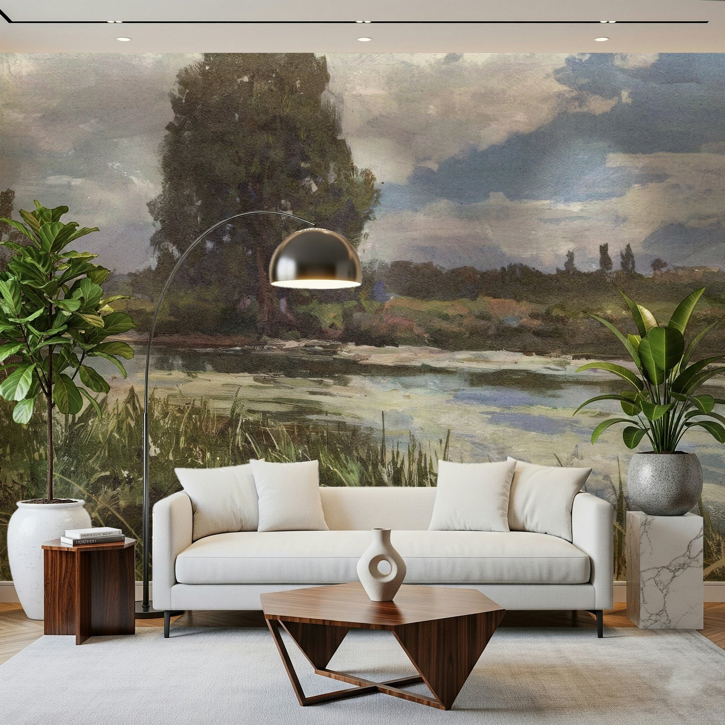 Riverbank Reverie Wall Mural -2834889
