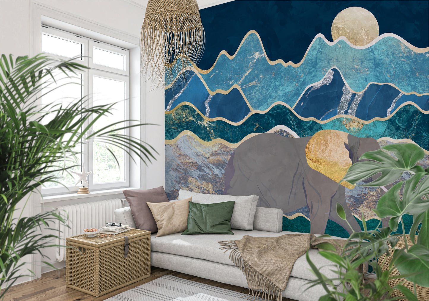 Elephant Vista Wall Mural -2465921