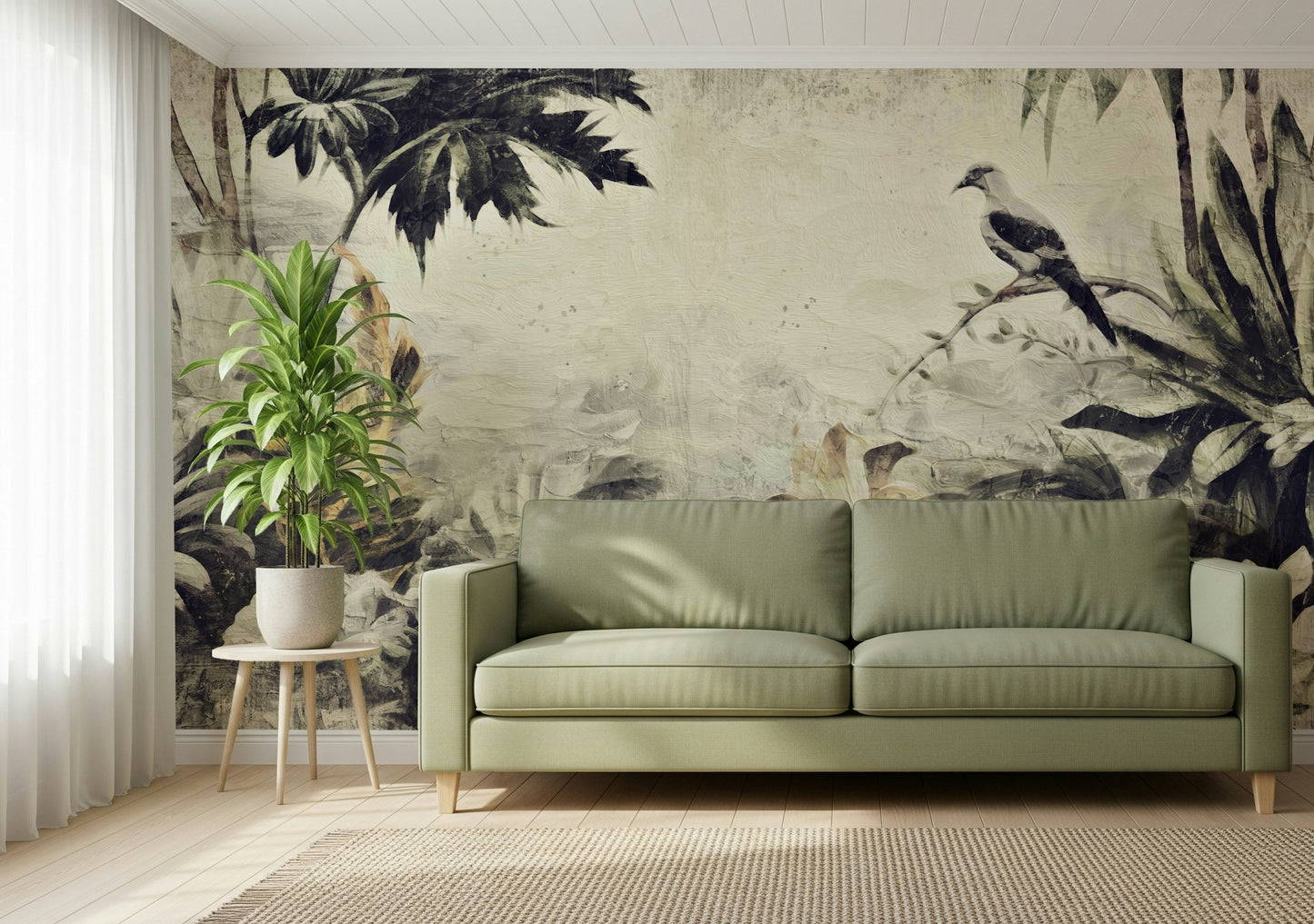 Vintage Bird Haven Wall Mural -2530885