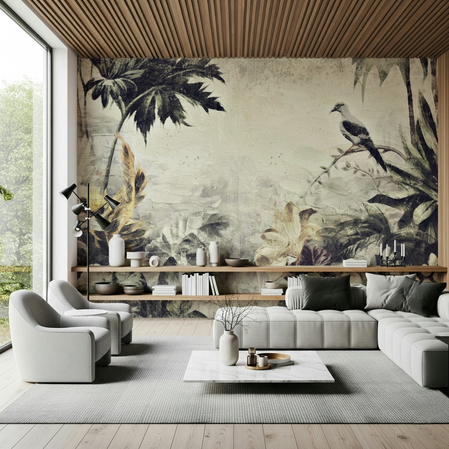 Painted Dove Haven Wall Mural