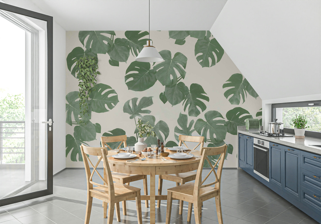 Monstera Dreams Wall Mural -2304903