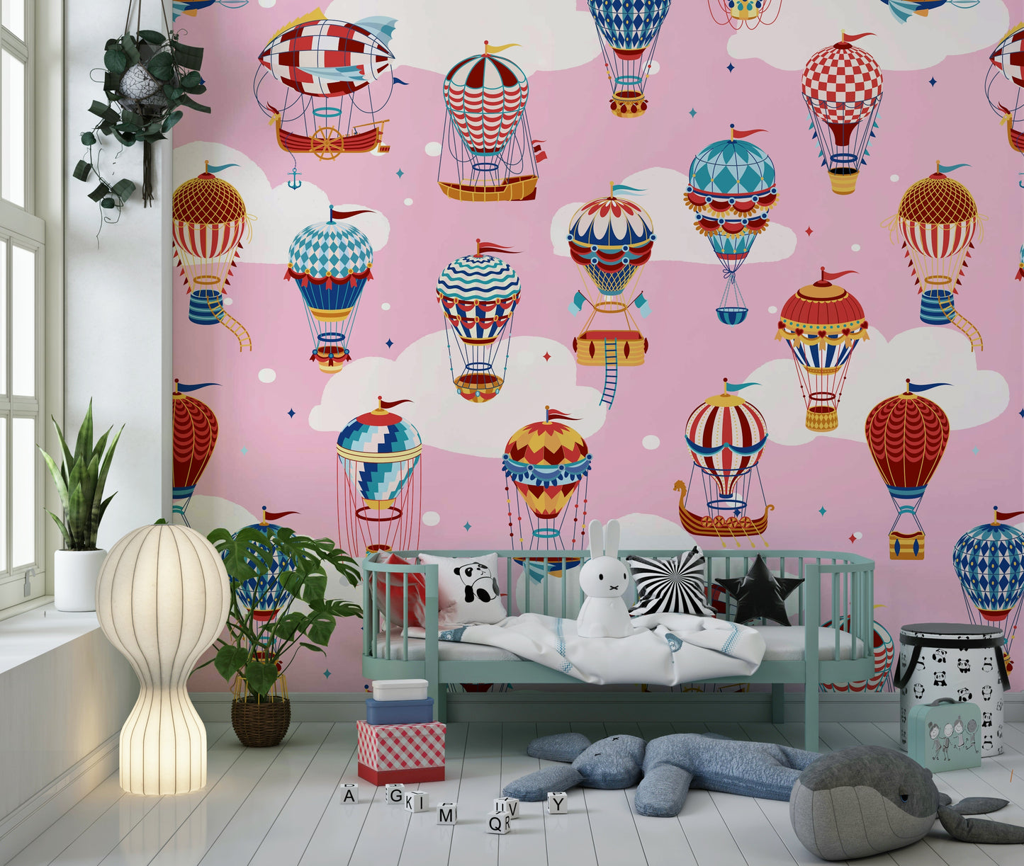 Cloudbound Balloons Wall Mural -2735493