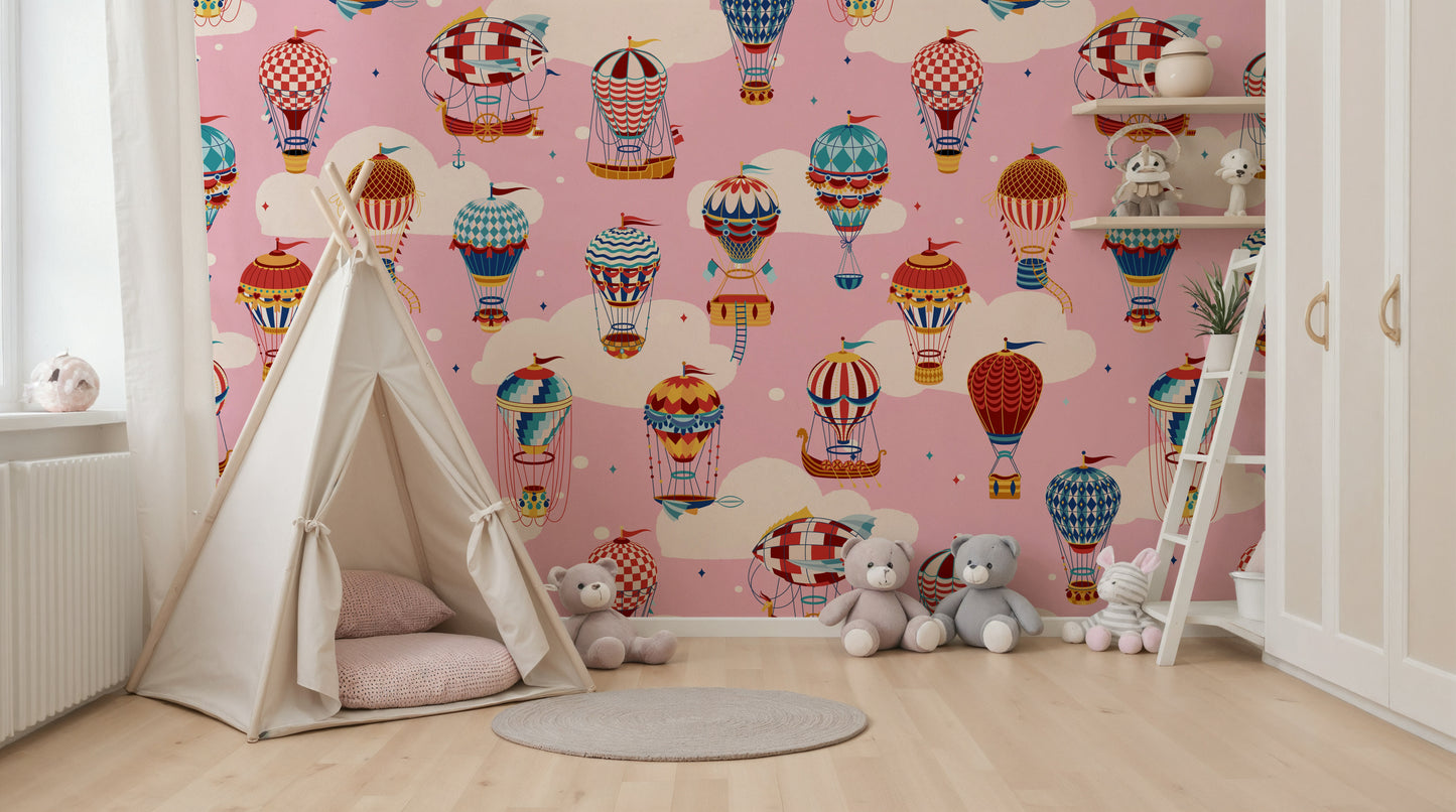 Cloudbound Balloons Wall Mural -2735493