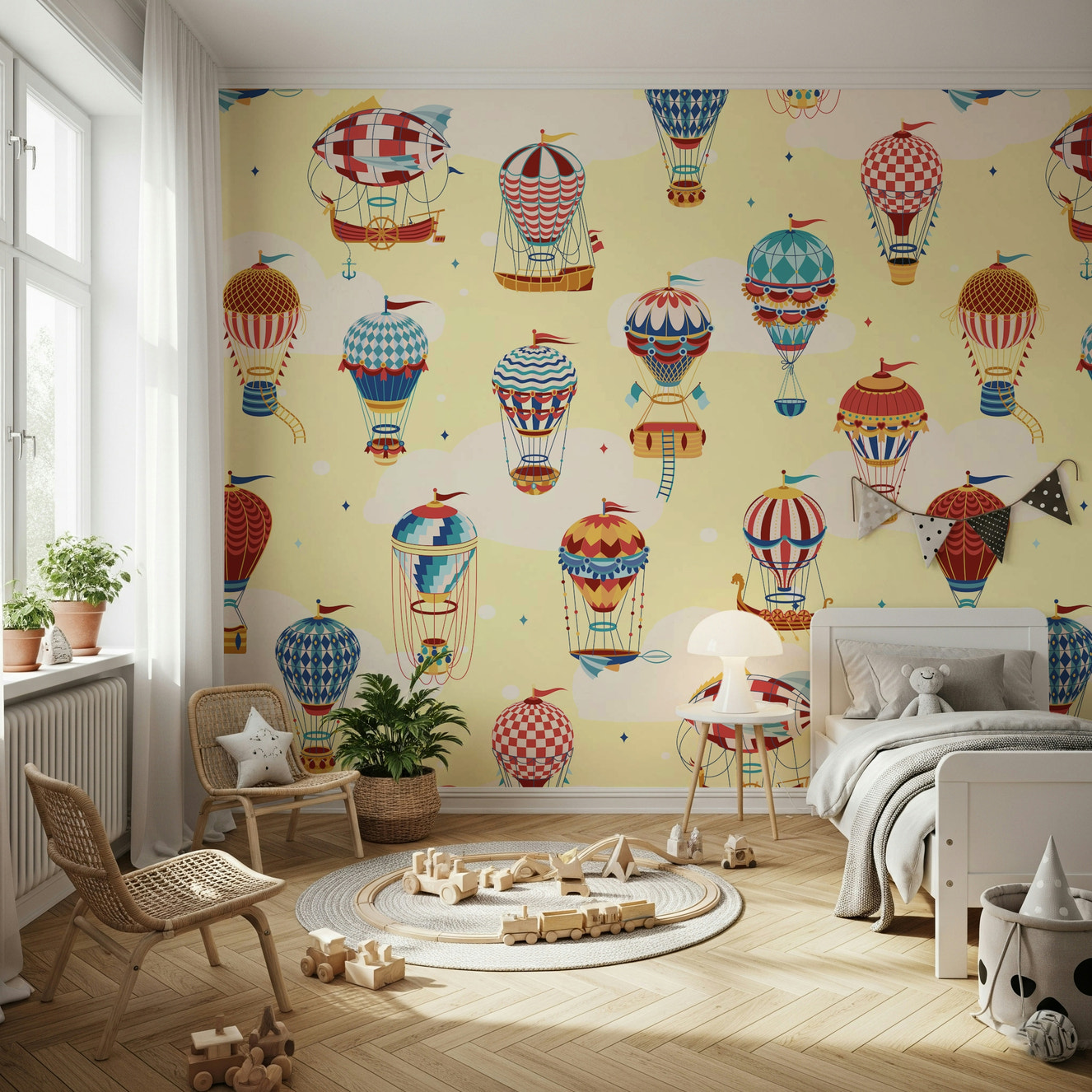 Up, Up, and Away Balloons Wall Mural -2735492
