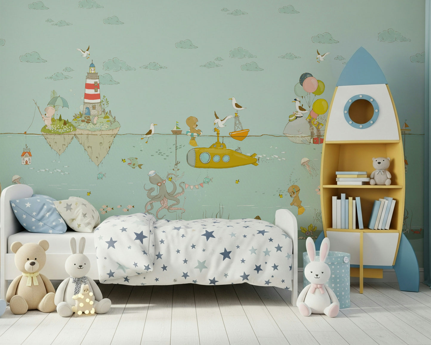 Underwater Whimsy Wall Mural -2759474