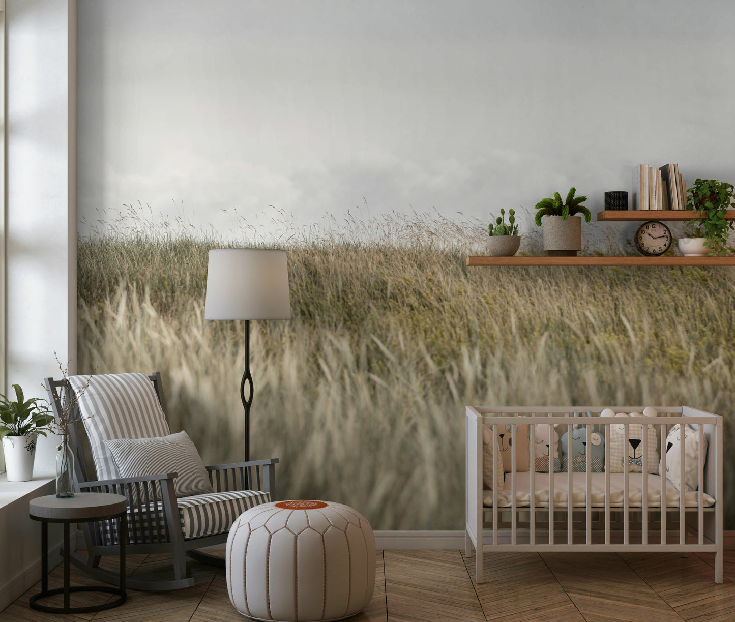 Golden Meadow Wall Mural -2658151