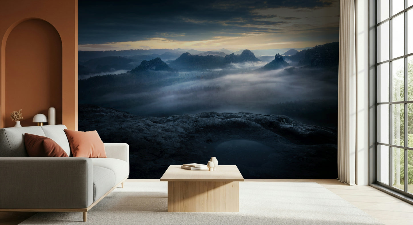 Twilight Mountain Dream Wall Mural -2361364