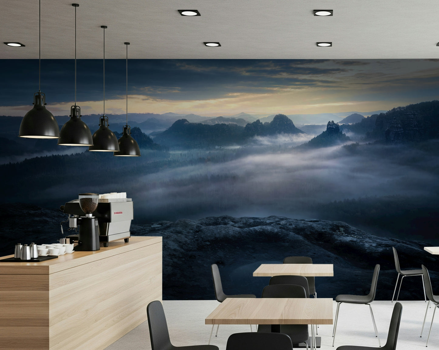 Twilight Mountain Dream Wall Mural -2361364