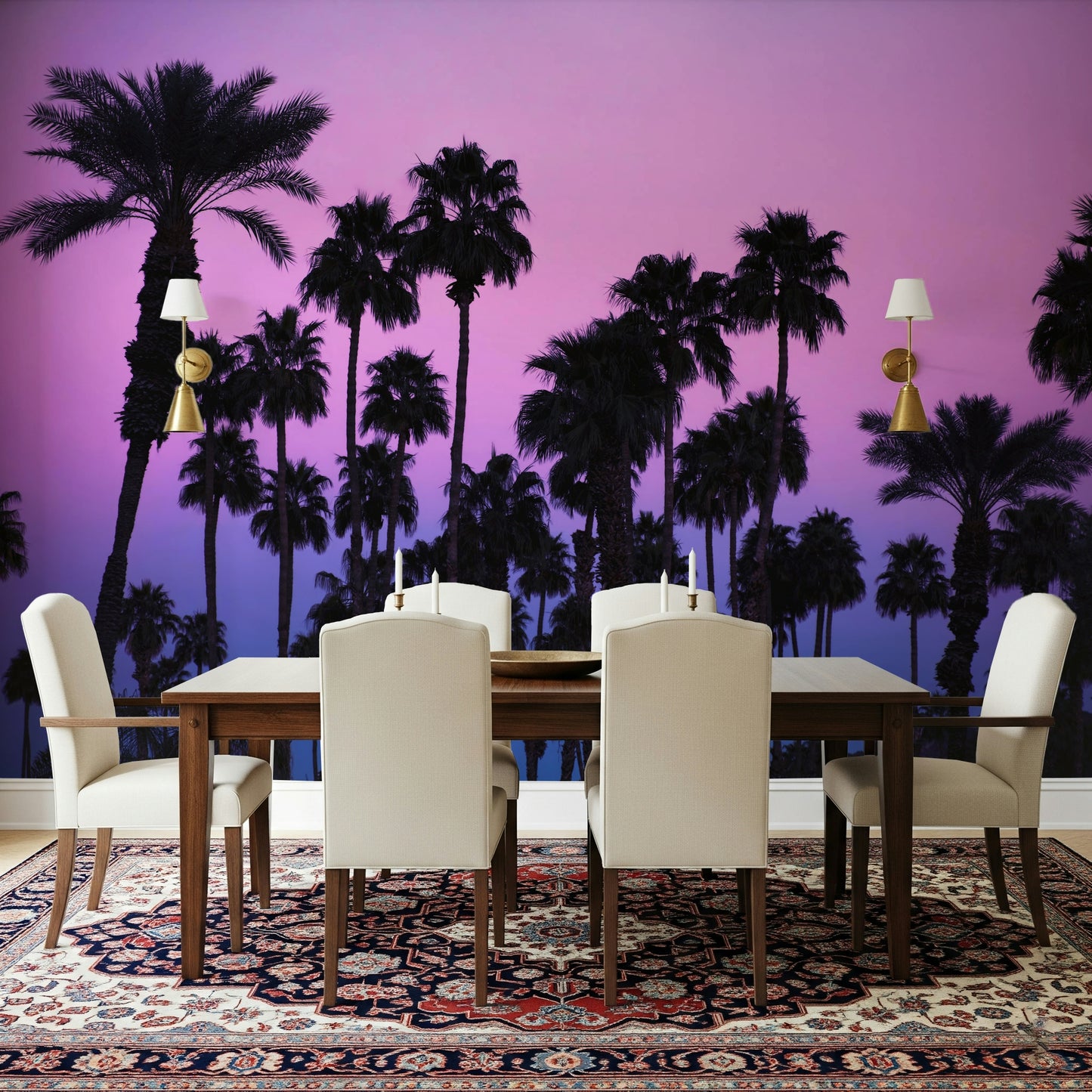 Tropical Dusk Palms Wall Mural -2226294