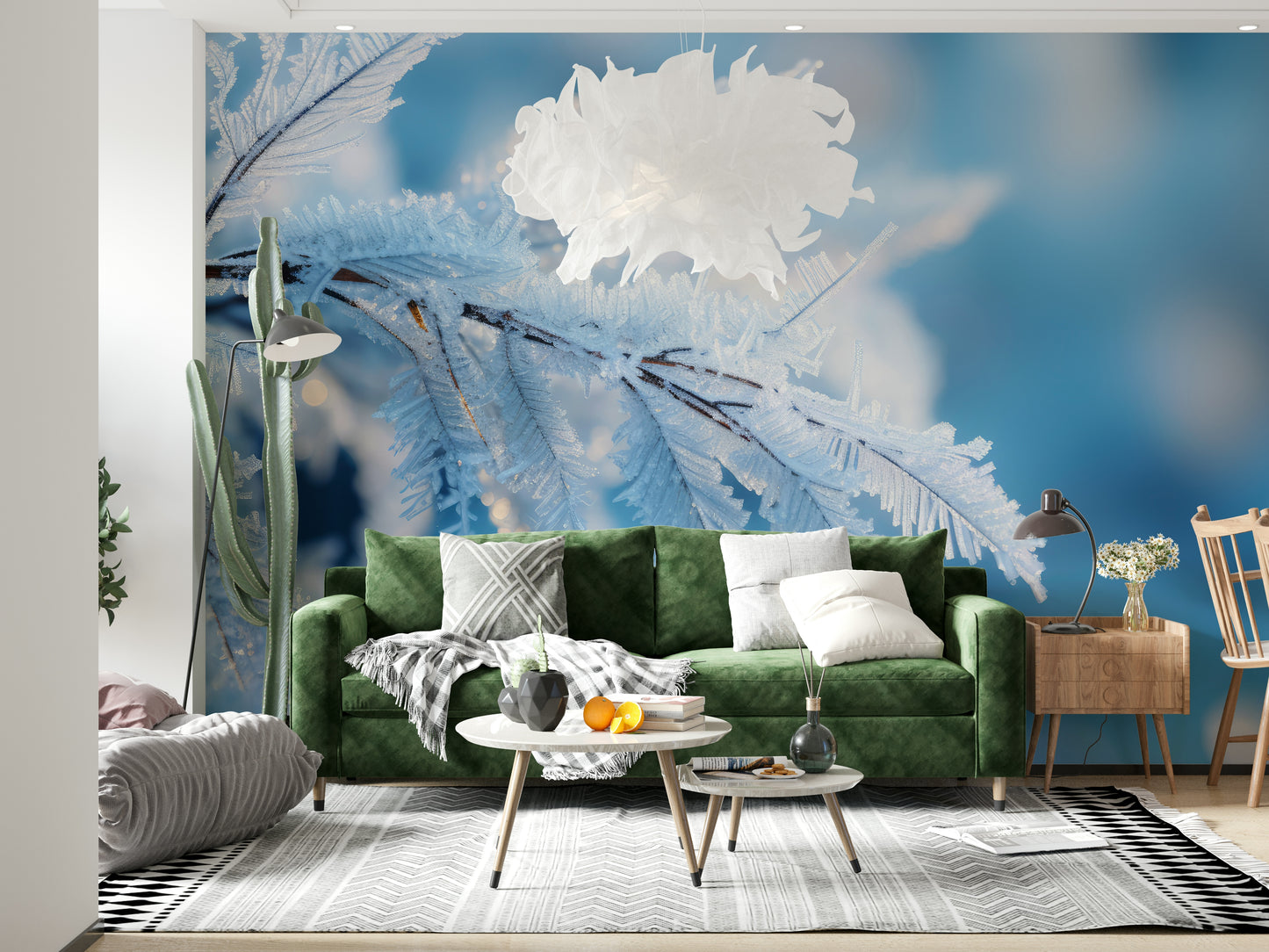 Icy Fronds Wall Mural -2559594