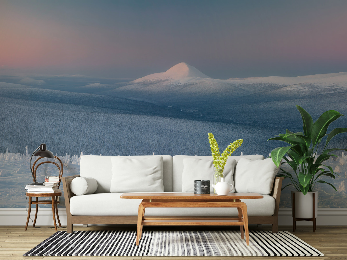 Icy Mountain Dreams Wall Mural -2315699