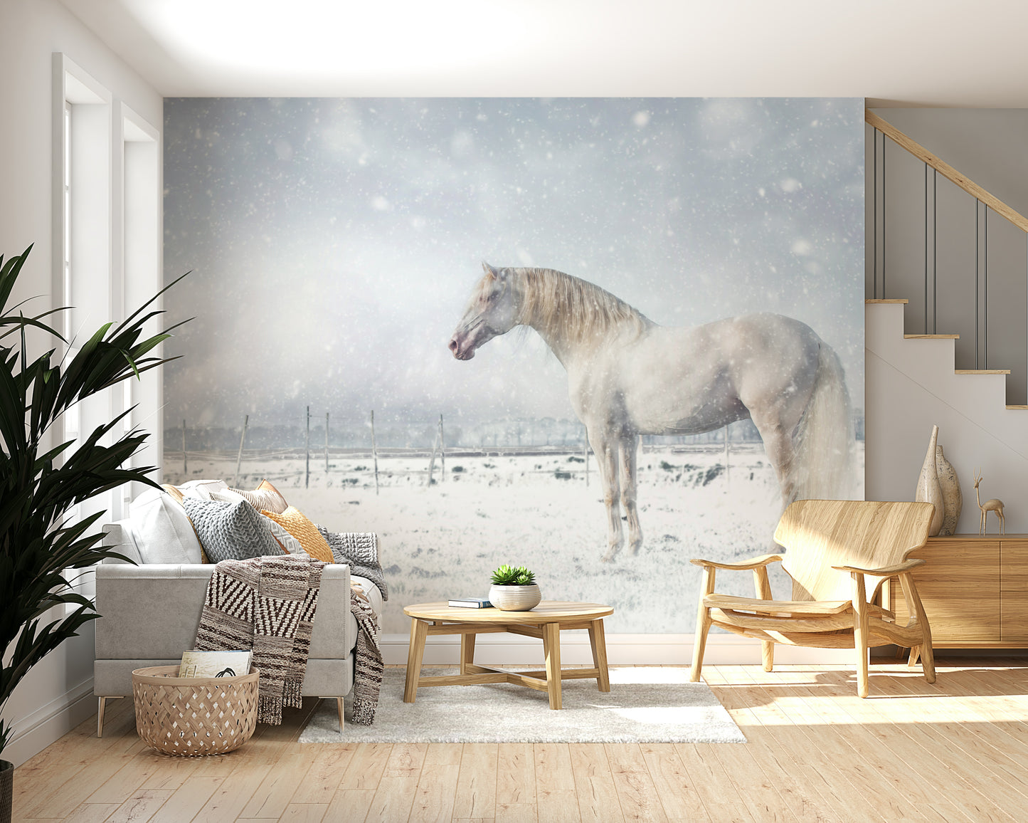 Snowdrift Horse Wall Mural -2398894
