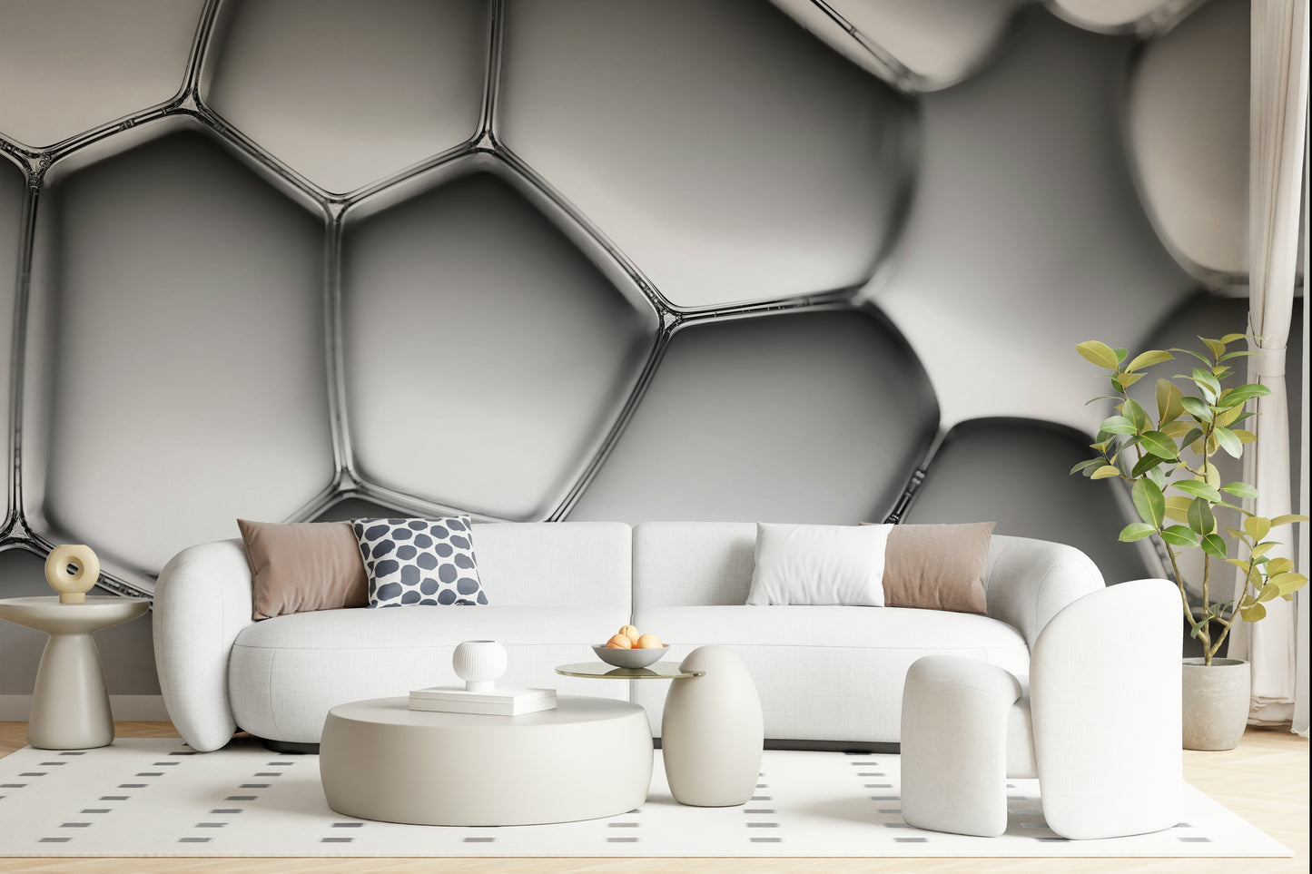 Abstract Cell Structure Wall Mural -2208983