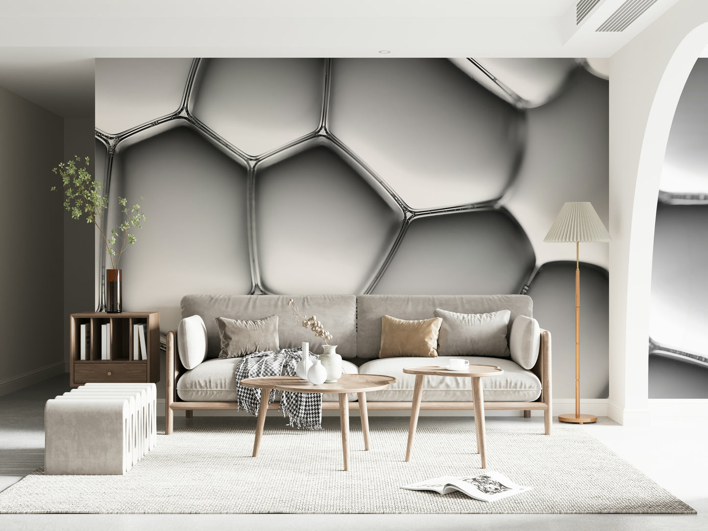 Abstract Cell Structure Wall Mural -2208983