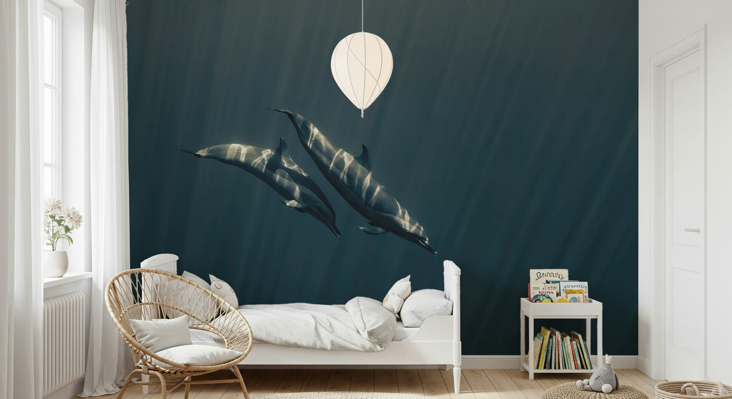Deep Blue Journey Wall Mural -2370629
