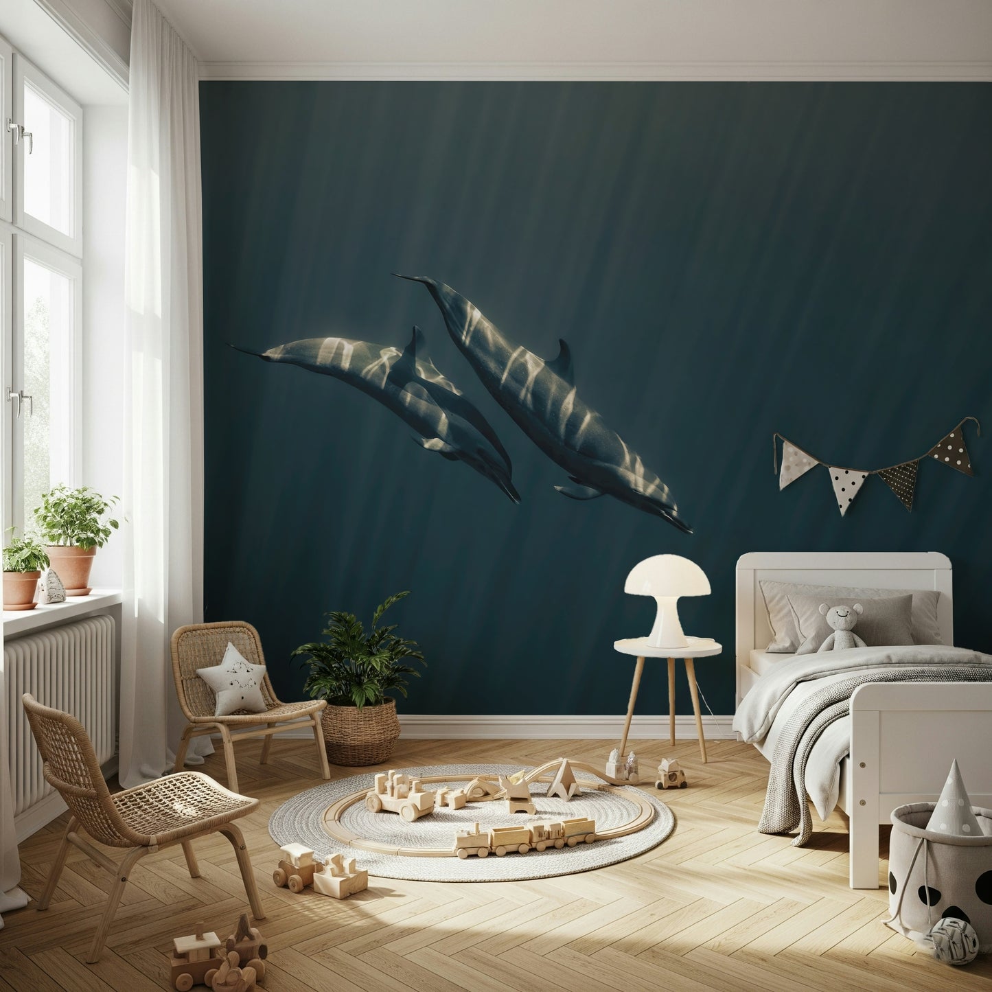 Deep Blue Journey Wall Mural -2370629