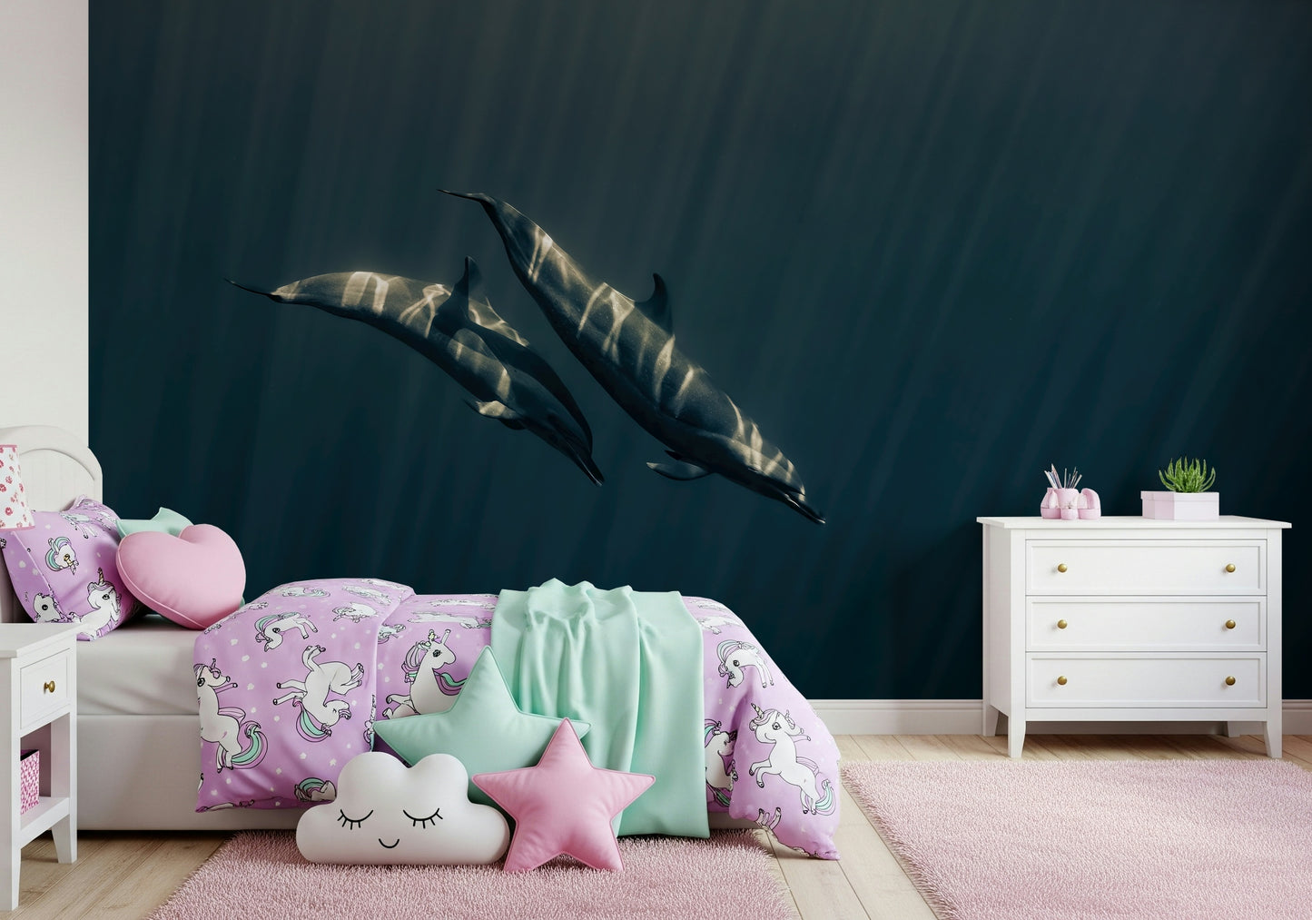 Deep Blue Journey Wall Mural -2370629