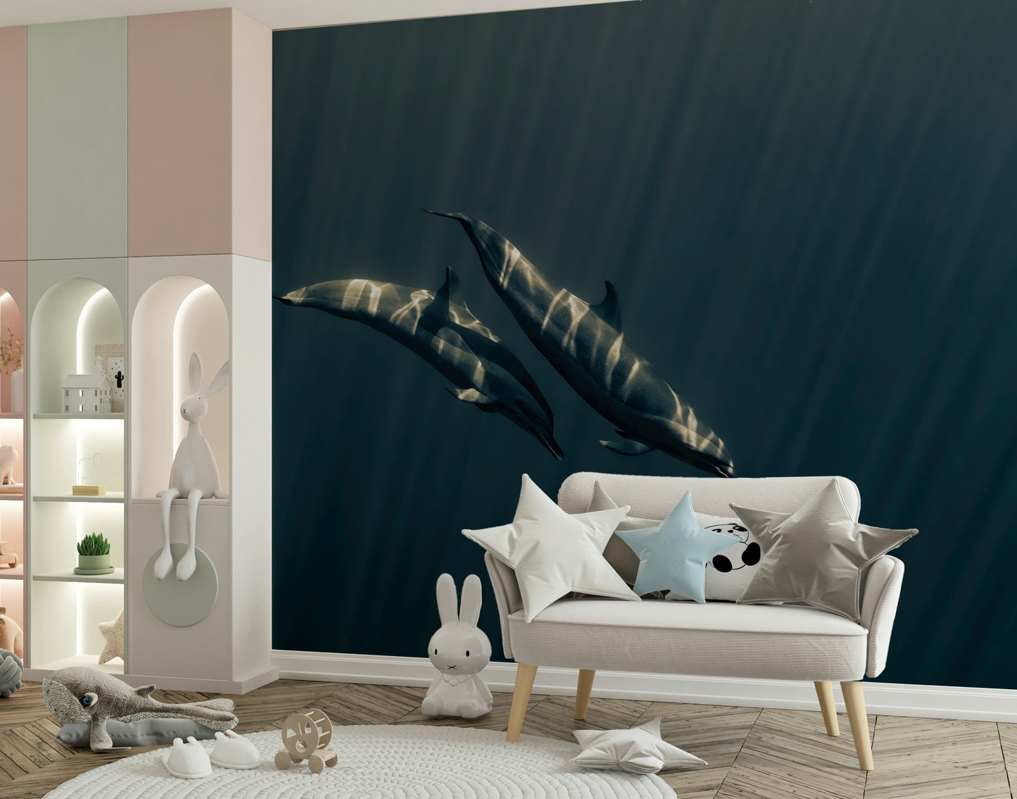 Deep Blue Journey Wall Mural -2370629