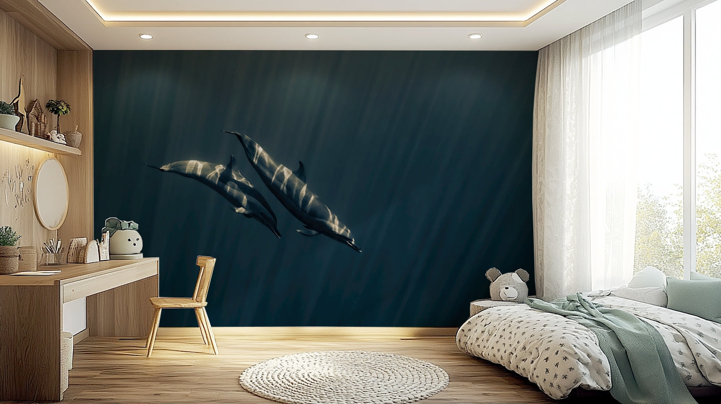 Deep Blue Journey Wall Mural -2370629