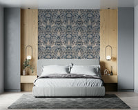 Rabbit Meadow Wallpaper — charming woodland rabbits in a peaceful meadow scene.