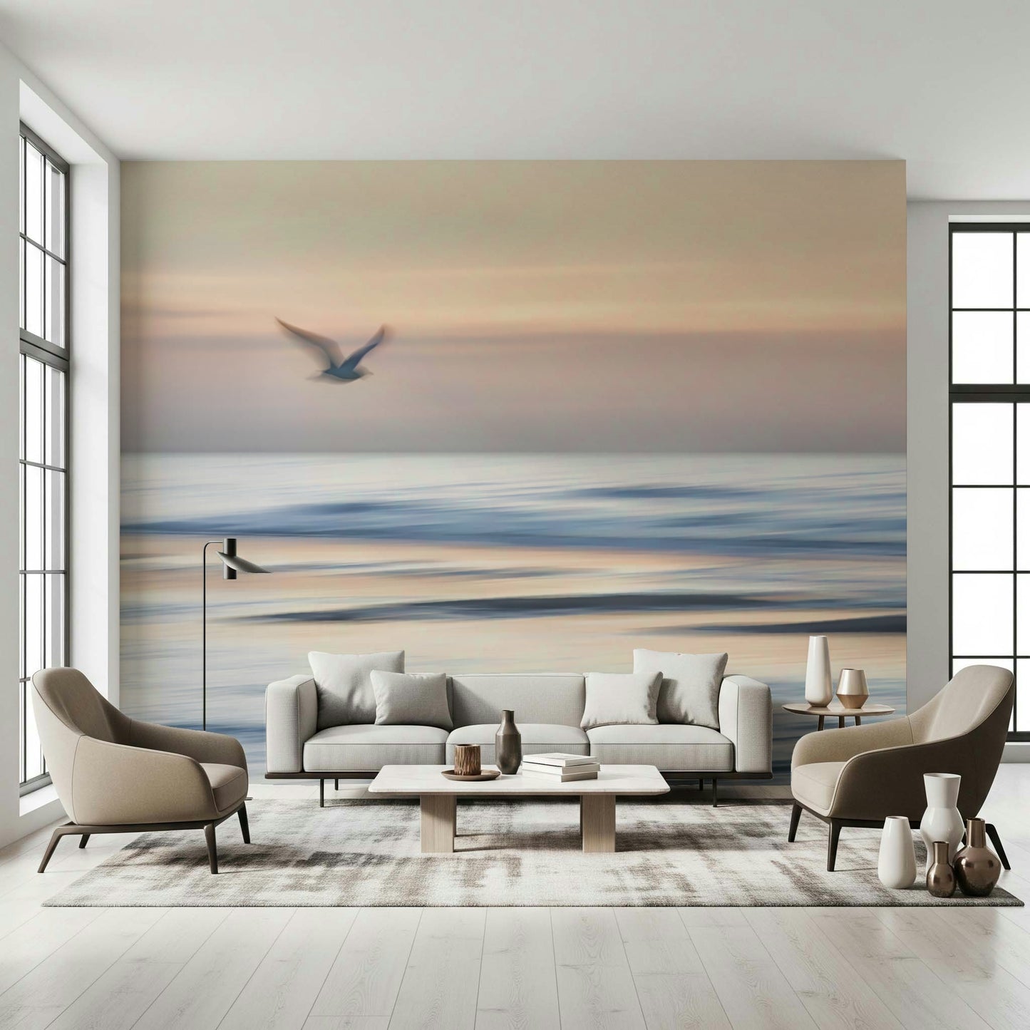 Seagull's Flight Wall Mural