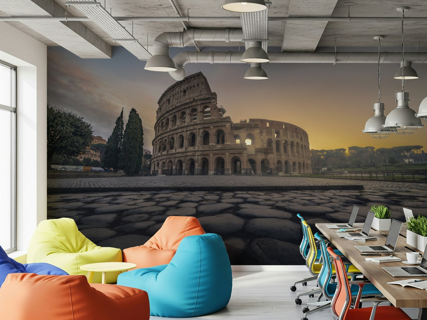 Eternal Rome's Colosseum Wall Mural