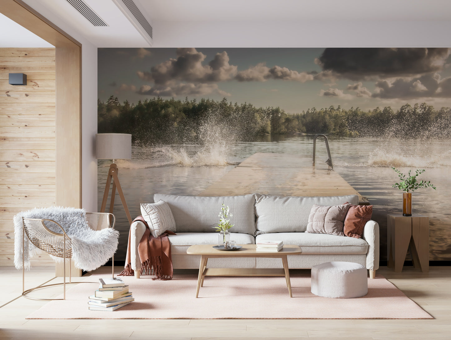 Lake Jump! Wall Mural -2221045