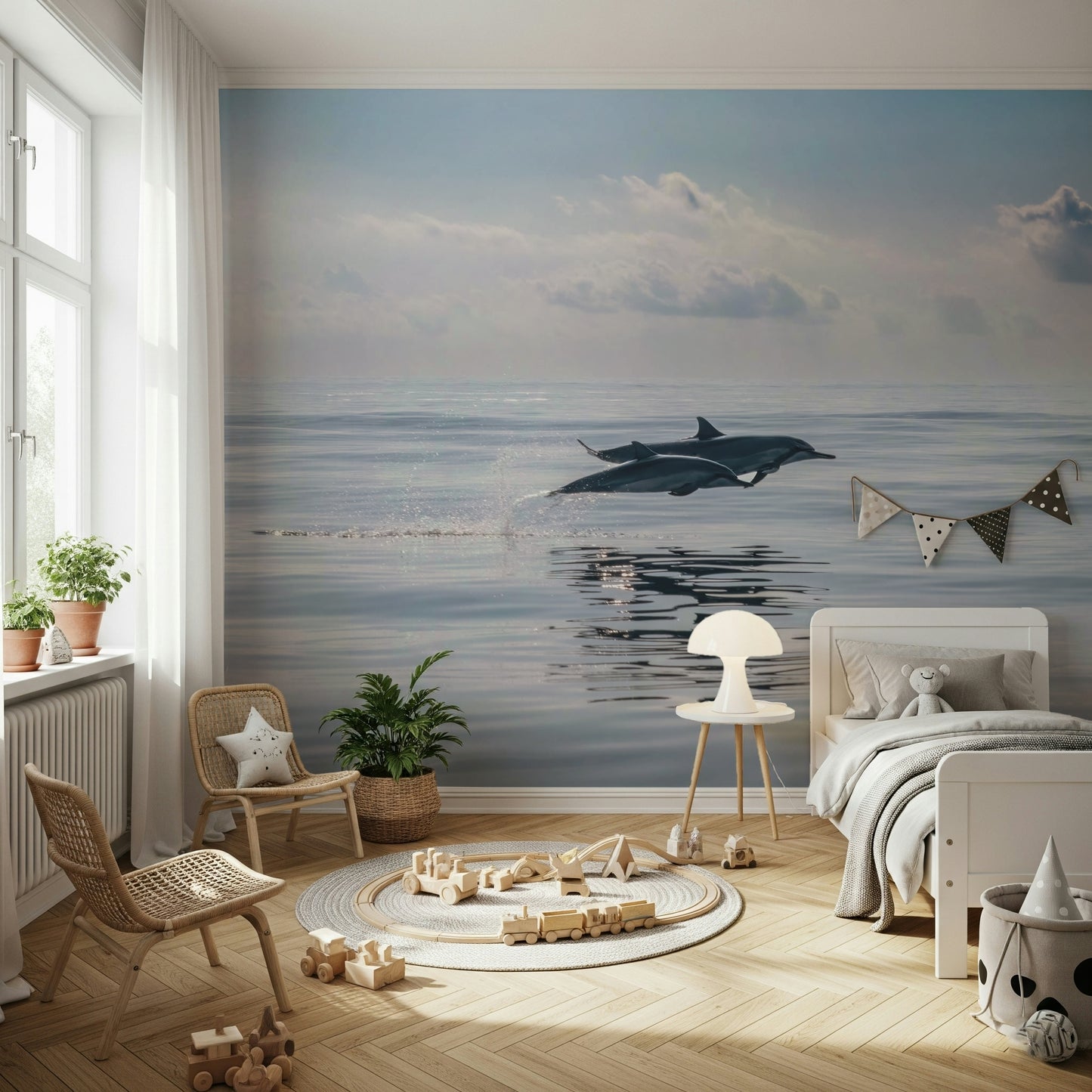 Dolphin's Leap Wall Mural
