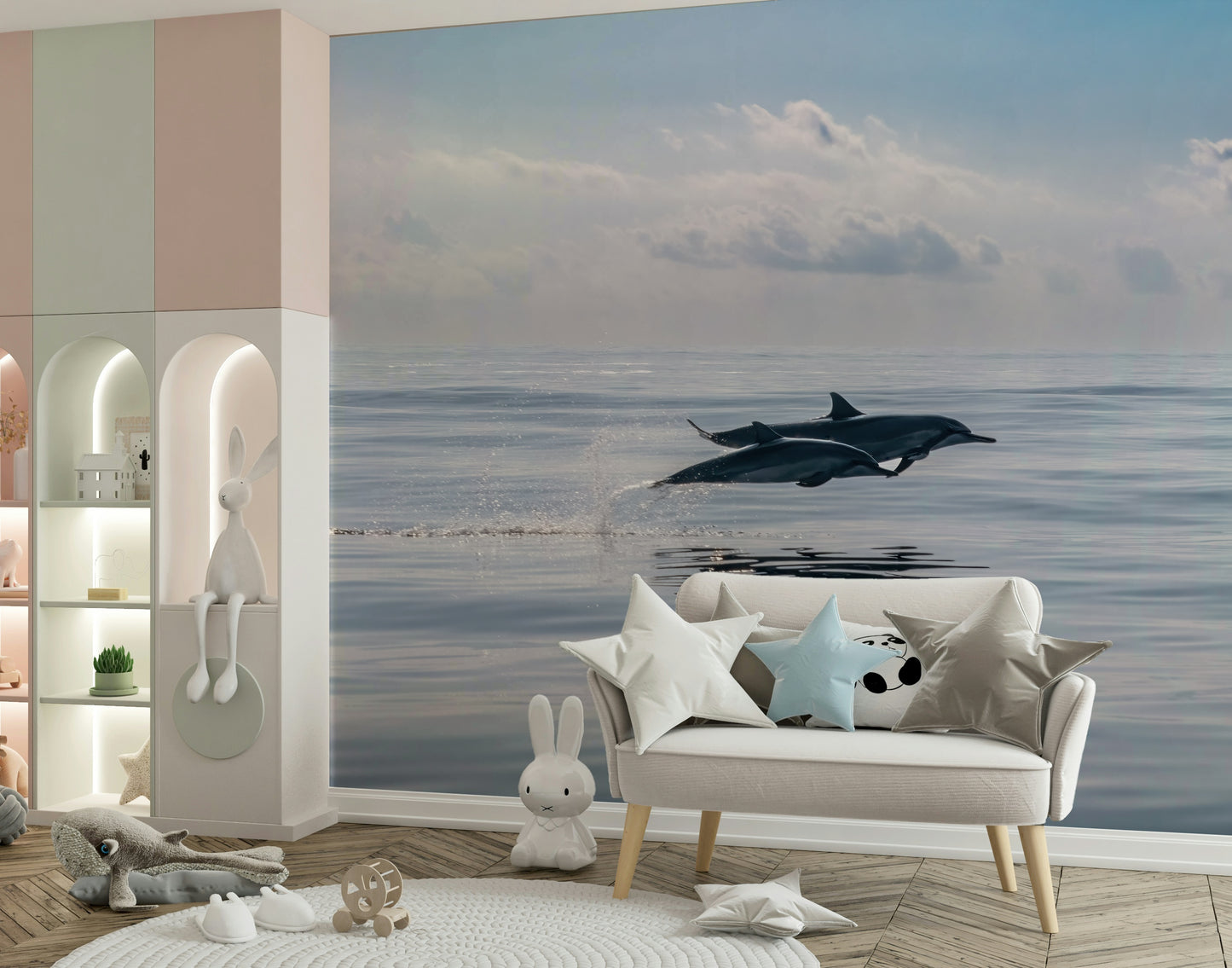 Dolphin's Leap Wall Mural