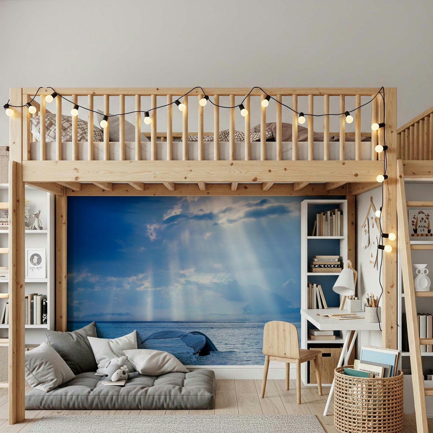 Ocean's Grace Wall Mural