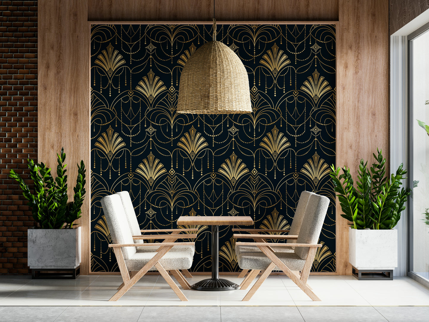 Art Deco Opulence Wallpaper⁠