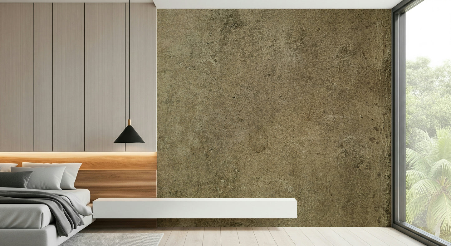 Classic Hide Leather Wallpaper – Aged leather mural in warm neutral tones, perfect for offices, lounges, or bedrooms.