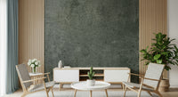 Petrol Leather Texture Wallpaper – Rich petrol-blue toned wall mural featuring realistic aged leather grain and patina.