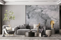Ageless Stone Wall Mural featuring timeless stone textures in natural gray and beige tones.