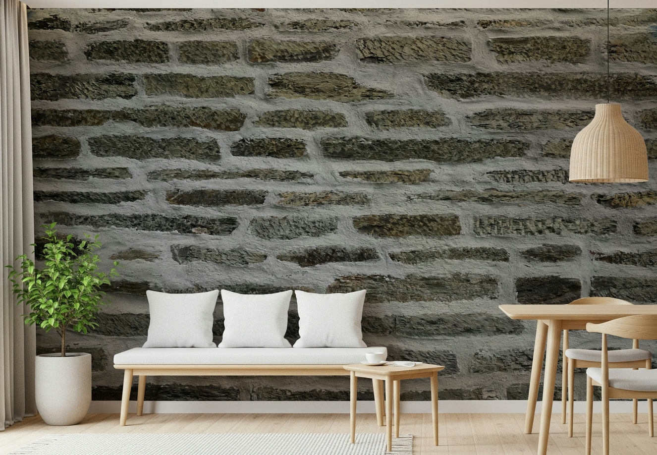 Urban Stone Wall Mural -2566585