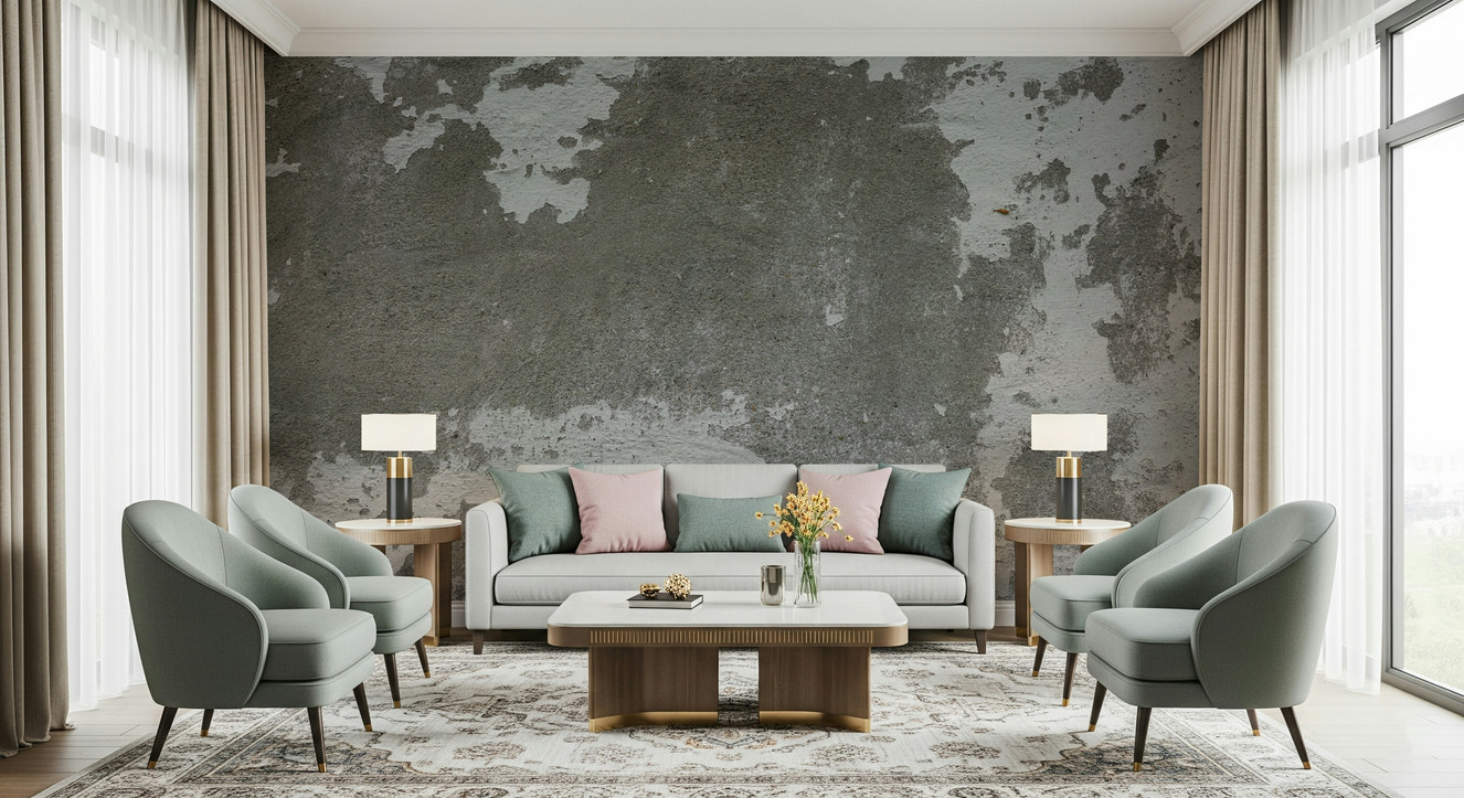 Distressed Concrete Wall Mural -2566584
