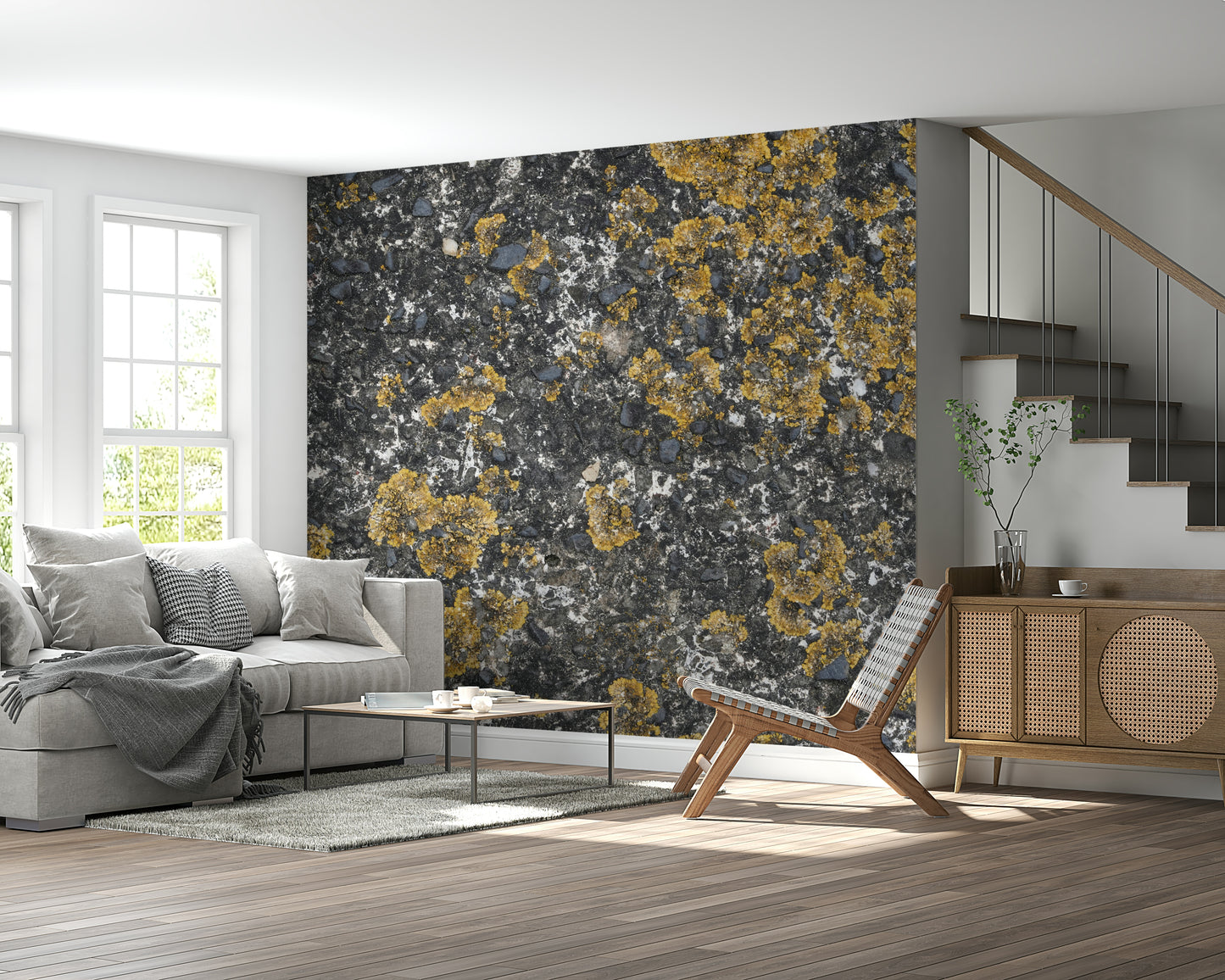 Cracked Stone Wall Mural -2566609